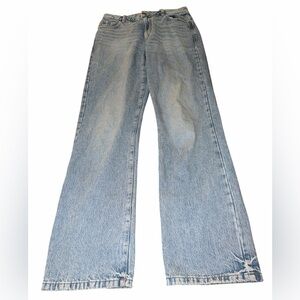Garage Denim Women Size 26 Droit Années 90s Straight Leg Raw Hem Jeans‎